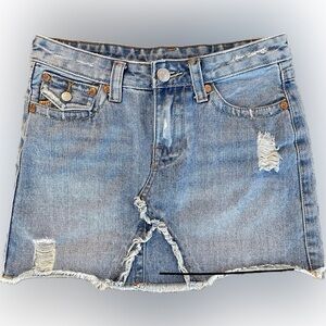 True Religion Vintage Denim Mini Skirt